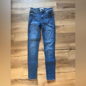 Mavi High-Rise Blue Denim Jeans